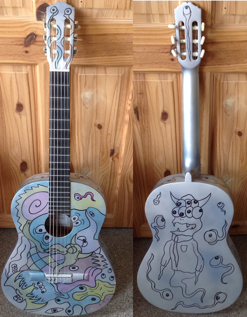 Work in progress guitar 1